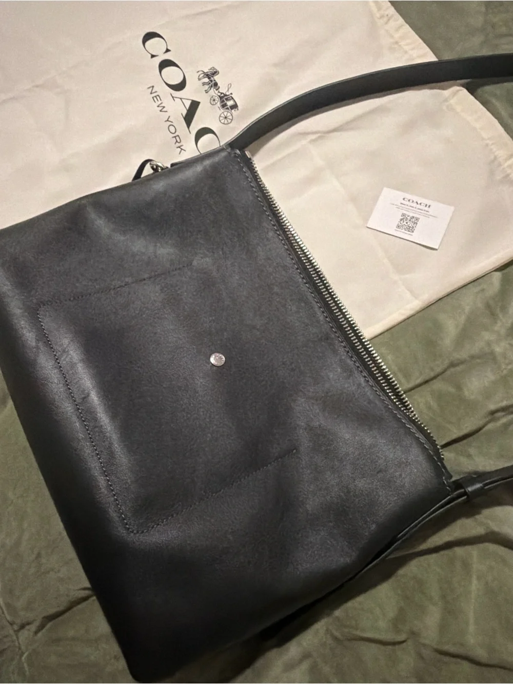 Coach structured black